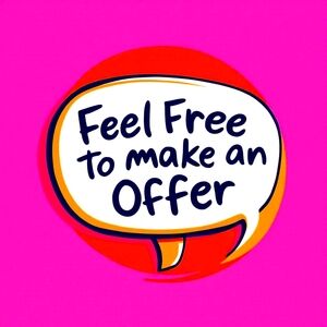 Feel Free To Make An Offer. 5‎ Star Seller And Fast Shipping.